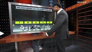 Orlando Brown Jr. ranks the 5 TOUGHEST pass rushers to block | NFL Live