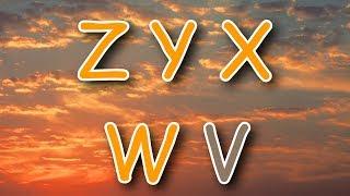 Learn the Alphabet Backwards - Easy ZYX Sing-along Song