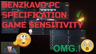 BENZKAVO PC SPECIFICATION | PUBG SENSITIVITY | Benz Pro Gamer |BENZKAVO PRO SENSITIVITY