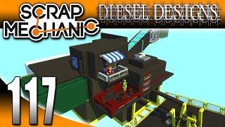 Scrap Mechanic Gameplay :EP117: FAN CREATIONS: SkyBase, Multiple Elevators, & Vehicles! (HD)