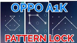 Oppo A1K Pattern Lock Setting || How to Lock Pattern in Oppo A1K