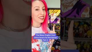 The Many English Dub Voice Actors For Kid Gohan Part 2