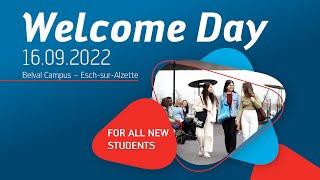 Welcome Day 2022 - University of Luxembourg