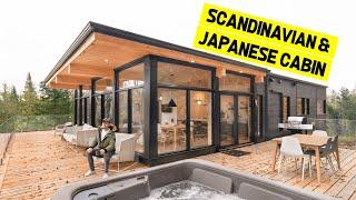 Touring a UNIQUE MODERN SCANDINAVIAN CABIN Inspired by Japanese Design