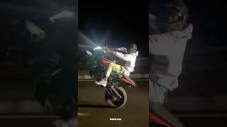 Night riding  KTM Duke 200 while stunts  #lyrics #music #edit #bikepictures #getduked#shots#duke