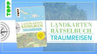 DE1Trailer | Landkarten Rätselbuch - Traumreisen (TOPP 4533)