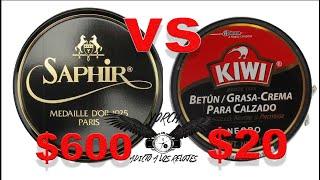 CERA DE $600 VS CERA DE $20. SAPHIR VS KIWI. MI YORCH STYLE