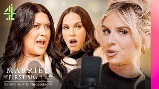 mafs uk bride holly, chloe burrows, and vicky pattison break down the first commitment ceremony