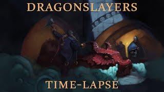 Dragonslayers Digital Painting Time-Lapse