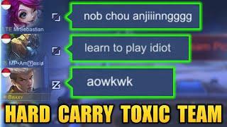 How To HARD CARRY TOXIC TEAM - Mobile Legends