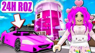 24 DE ORE IN ROZ PE BROOKHAVEN ROBLOX