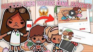 EMMA UND NELLY ERÖFFNEN HEIMLICH EINEN YOUTUBE KANAL  | SPANNENDE GESCHICHTE | TOCA BOCA STORY