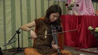 Raga Bageshri. Nastya Saraswati - violin, Denis Kucherov - tabla. St. Petersburg. January 4th, 2015