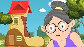 Nursery Rhyme Street | There was an Old Woman who lived in a Shoe | Popular Kids Songs - Ep. 28