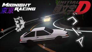 the kansei dorifto scene but it's recreated in Midnight Racing: Tokyo (Roblox)