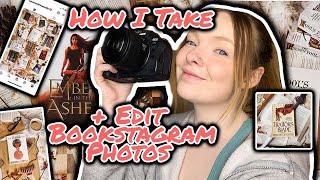 How I Take + Edit My Bookstagram Photos | (Using An iPhone)