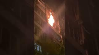 Пожар на Савушкина