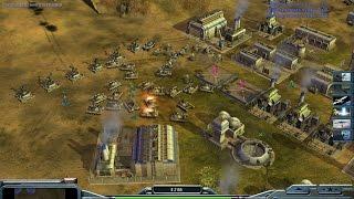 Command & Conquer Generals: Zero Hour - 1v2 Лазерное шоу