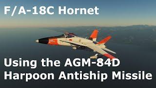 DCS World Tutorials - F/A-18C Hornet - Using the AGM-84D Harpoon Anti-ship missile