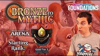  Bronze To Mythic: Episode 5 - Starting Rank: Gold 3 - MTG Arena:  Foundations 