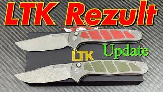 LTK Rezult button lock flipper knife / Update  / includes disassembly !