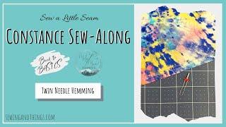 Constance Sew Along - Twin Needle Hemming