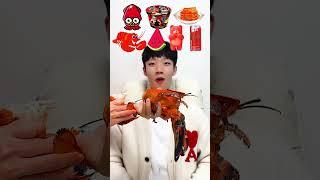 Random Red food MUKBANG #shorts