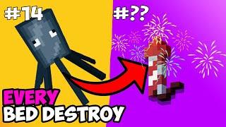 RANKING Every BED DESTROY Effect from WORST to BEST (Hypixel Bedwars)