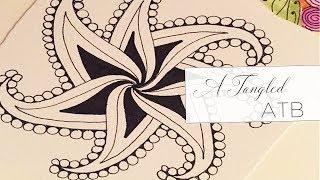 The Zentangle Art Class - A Tangled ATB - Video 12