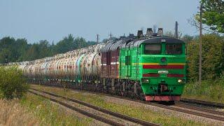 Diesel locomotives 2TE10U and 2TE116 / Магистральные тепловозы 2ТЭ10У и 2ТЭ116