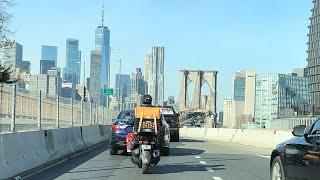 Driving New York City to New Haven Connecticut - Downtown, FDR Drive, I-95 N