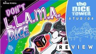 Don't Llama Dice Review: Save That Llama Drama For Your Knizia