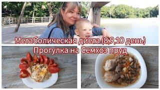 Метаболическая диета (8,9,10 день). Мою плиту. Прогулка на Семхоз пруд.