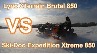 Какой снегоход быстрей ( Lynx Brutal или Expedition Xtreme)