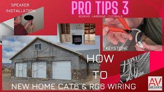 Pro Tips Part 3 Audio Video New Construction Pre-wire, Home Theater, TV, In-wall In ceiling speakers