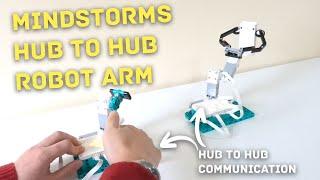 Mindstorms Hub to Hub Robot Arm