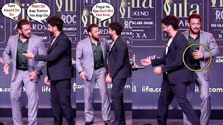 Salman Khan Shows Respect Towards Farhan Akhtar At IIFA Awards 2022 Press Conference