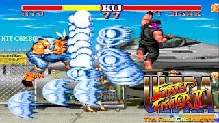 Ultra Street Fighter 2 - The Final Challengers - Ryu Playthrough - Longplay - Gameplay (black Ryu)