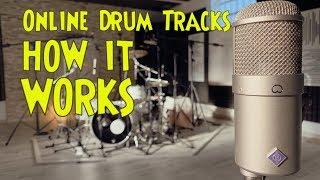 Online drum tracks - How it works?