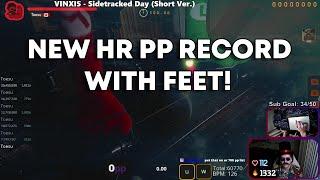 NEW HR PP RECORD WITH FEET!