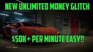 Need For Speed 2015 Glitches NFS Unlimited Money Glitch - $50k+ PER MINUTE!!