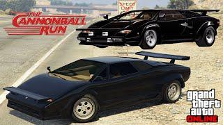 GTA 5 - Movie Build - CANNONBALL RUN Countach - Pegassi Torero Customization