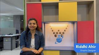 Listen to Riddhi Ahir story as a Graphic Designer at WPWeb Infotech