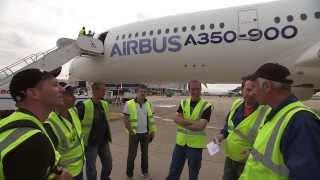 Flight test engineers and the A350 XWB