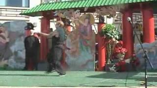 sifu mark  performing a modified chum kiu