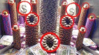 CASINO MADE A HUGE MISTAKE! 1 QUARTER CHALLENGE, $50,000,000.00 BUY IN, HIGH RISK COIN PUSHER!