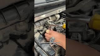 The exhaust pipe sprays black water crazily!#automobile #mechanic #skills #tips #car #cars#carskills