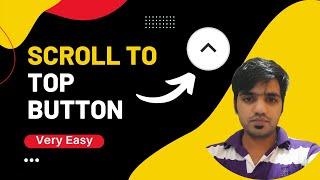 Scroll To Top Button Using HTML, CSS & jQuery