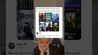 Cinema when women have cancer vs. cinema when men have cancer