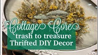 TRASH TO TREASURE | THRIFTED | DIY ONE OF A KIND BEAUTIFUL HOME DECOR PIECE